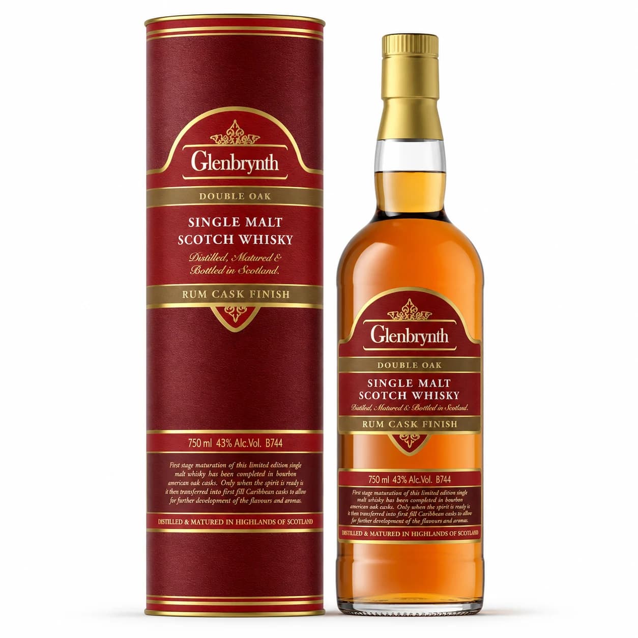 Glenbrynth Rum Cask Single Malt product image