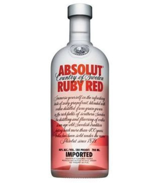 Absolut Ruby Red 1 Litre