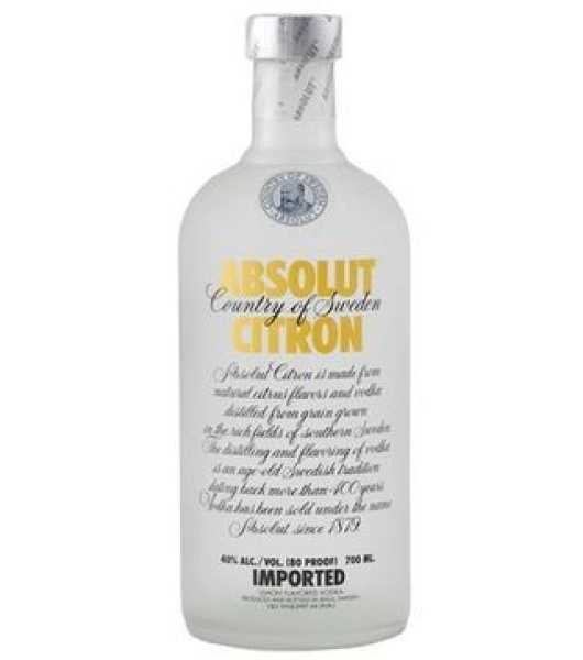 Absolut Citron 750 Ml