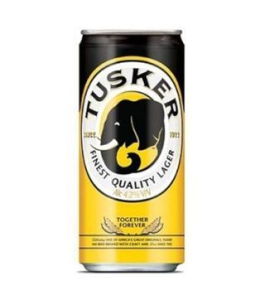 Tusker Lager Can 500ml